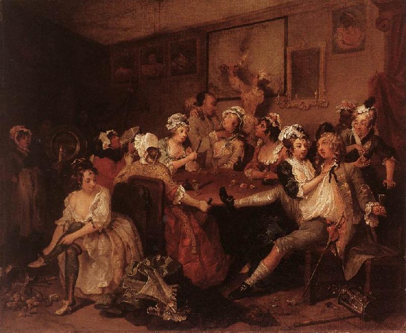 HOGARTH, William The Orgy f Germany oil painting art